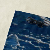 Serviette De Plage Mermaids - Design nautique pour les amoureux des o (En situation)