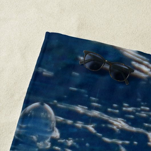 Serviette De Plage Mermaids - Design nautique pour les amoureux des o (En situation)