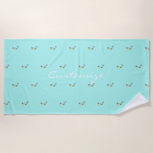 Serviette De Plage Mermaitres de natation Thunder_Cove (Devant)