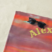 Serviette De Plage Merveilleux Jour 1490 (En situation)