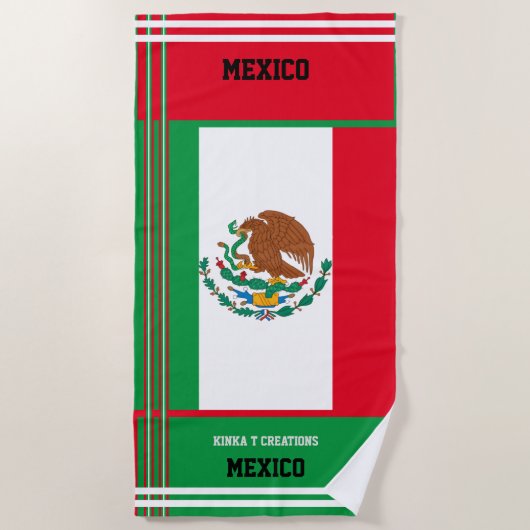 Serviette De Plage Mexique (Devant)