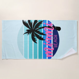 Serviette De Plage Miami Beach