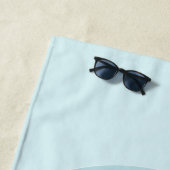Serviette De Plage Miami Beach (En situation)