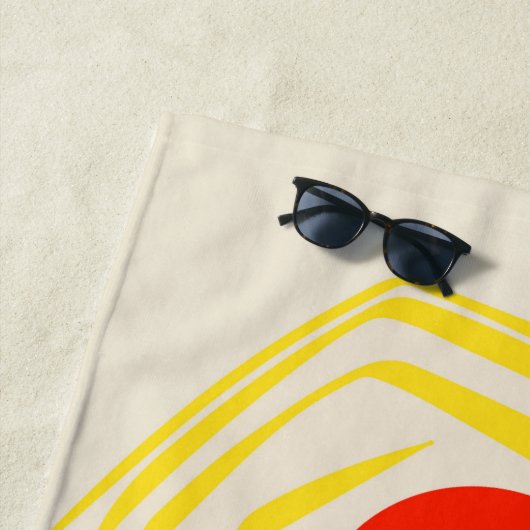 Serviette De Plage Miami Beach (En situation)