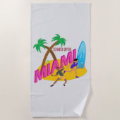 Serviette De Plage Miani Open Pour Le Tennis (Devant)