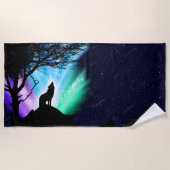 Serviette De Plage Midnight Howl (Devant)