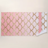 SERVIETTE DE PLAGE MIGNON DE PLAGE MODERNE ET FAMILIALE (Devant)