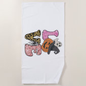 Serviette De Plage Mignonne infirmière fantôme Halloween (Devant)