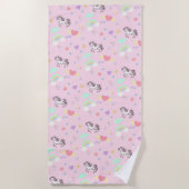 Serviette De Plage mignonne licorne magique princesse fille anniversa (Devant)