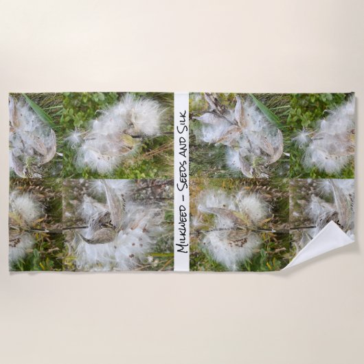 Serviette De Plage Milkweed | Naturel (Devant)