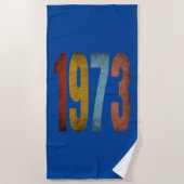 SERVIETTE DE PLAGE MILLESIMÉ 1973 (Devant)