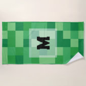 Serviette De Plage Minecraft Monogram Towel (Devant)