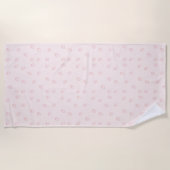Serviette De Plage Minimalisme de la Fraise (Devant)