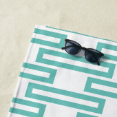 Serviette de plage minimaliste (En situation)