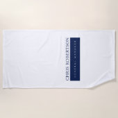 Serviette De Plage Minimaliste Moderne Simple (Devant)