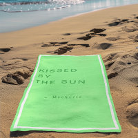 Minimaliste Personnalisé Embrassé par le Soleil