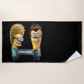 Serviette De Plage Minions hooligans (Devant)