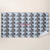 Serviette De Plage Minuscule remorque Teardrop Thunder_Cove (Devant)