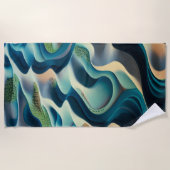 Serviette De Plage Mirage currents (Devant)
