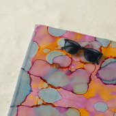 Serviette De Plage Mirage de barbe à papa (En situation)