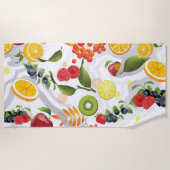 Serviette De Plage Mixed Fruits 5 (Devant)
