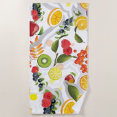 Serviette De Plage Mixed Fruits 5 (Devant)