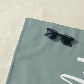 Serviette De Plage Mme Nouvelle Épouse Mariage Lune de Miel (En situation)