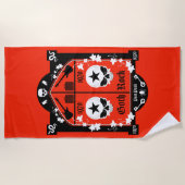 Serviette De Plage Mode Goth Subculture (Devant)