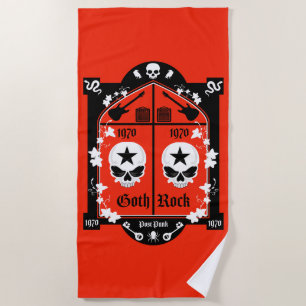 Serviette De Plage Mode Goth Subculture