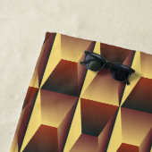 Serviette De Plage Mode motif élégant - Géométrique Moderne Élégant (En situation)