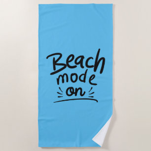 Serviette De Plage Mode Plage Activé