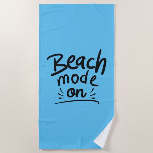 Serviette De Plage Mode Plage Activé (Devant)