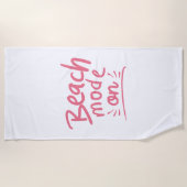 Serviette De Plage Mode Plage Activé (Devant)