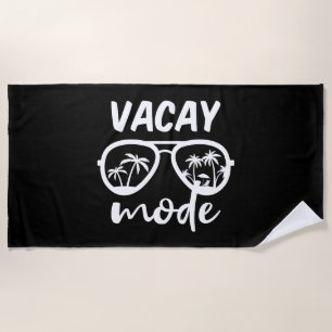 Serviette De Plage Mode Vacances II - Vacances en famille