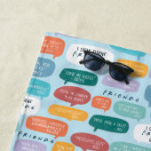 Serviette De Plage Modèle de citation FRIENDS™ (En situation)