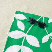 Serviette De Plage Modèle floral mou (En situation)