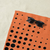 Serviette De Plage Modern, playful, urban geometric circle pattern (En situation)