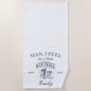 Serviette de plage moderne personnalisée pour ente