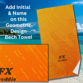 Serviette De Plage Modifier le nom initial, ajouter (supprimer), oran