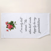 Serviette De Plage Moitié retraitée (Devant)