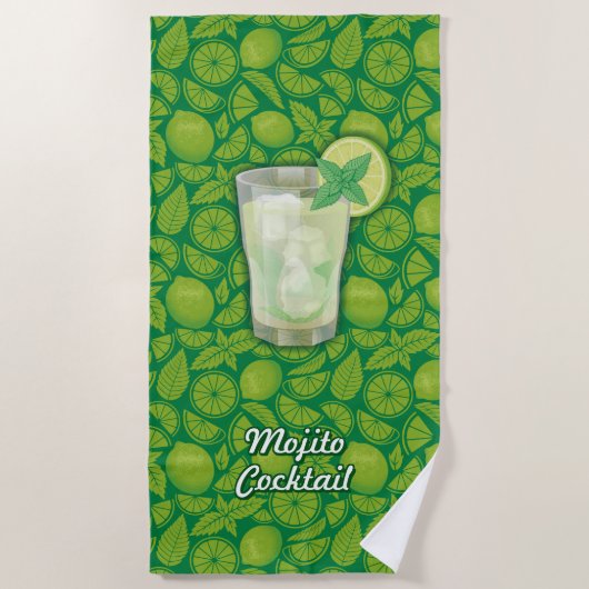 Serviette De Plage Mojito (Devant)