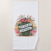 Serviette De Plage Mom Of The Year (Just Kidding) (Devant)