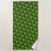 Serviette De Plage Mon ami la grenouille verte (Devant)