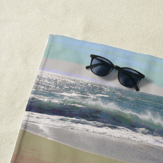 Serviette De Plage Mon point Chillax (En situation)