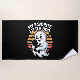 Serviette De Plage Mon T-shirt Halloween préféré Little Boo