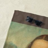 Serviette De Plage Mona Lisa (En situation)