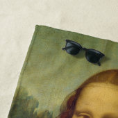 Serviette De Plage Mona Lisa By Leonardo Da Vinci (En situation)
