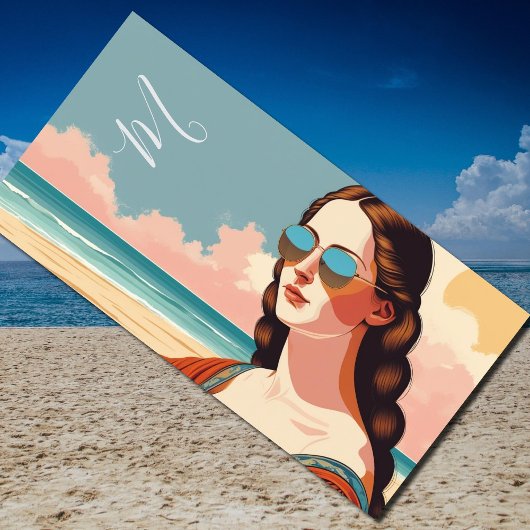 Serviette De Plage Mona Lisa Vibes de vacances