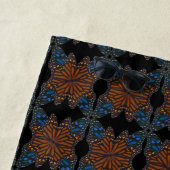 Serviette De Plage Monarch Butterfly Wing Up Orange Et Motif Bleu (En situation)
