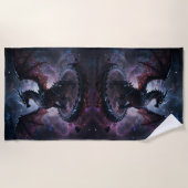 Serviette De Plage Monde des dragons – Le royaume du feu et de la mag (Devant)